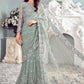 MARIA B EMBROIDERED NET SAREE