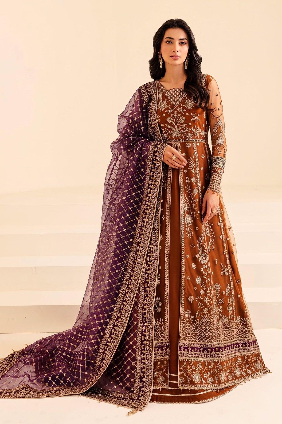 EMBROIDERED MAXI UNSTITCH 3PC