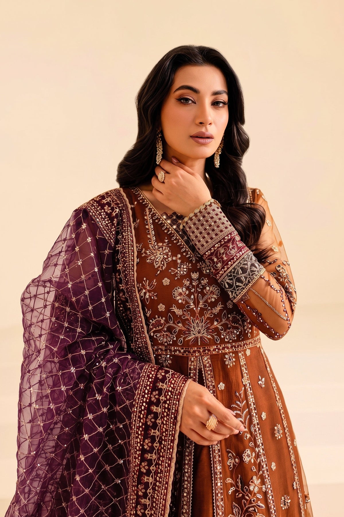 EMBROIDERED MAXI UNSTITCH 3PC