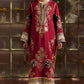3PC SILK ETHNIC KAFTAN UNSTITCH