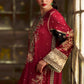 3PC SILK ETHNIC KAFTAN UNSTITCH