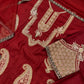 ETHNIC EMBROIDERED SILK SUIT 3PC