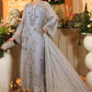 CHIFFON HEAVY EMBROIDERED UNSTITCHED 3PC SUIT