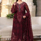 Heavy Embroidered Chiffon Unstitched 3PC Suit