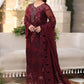 Heavy Embroidered Chiffon Unstitched 3PC Suit