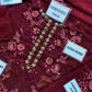 Heavy Embroidered Chiffon Unstitched 3PC Suit