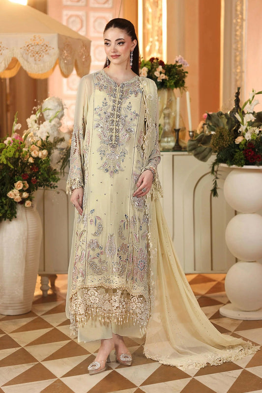 CHIFFON HEAVY EMBROIDERED UNSTITCHED 3PC SUIT