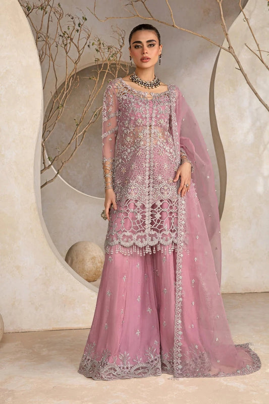 ORGANZA HEAVY EMBROIDERED UNSTITCHED 3PC SUIT