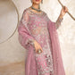 ORGANZA HEAVY EMBROIDERED UNSTITCHED 3PC SUIT