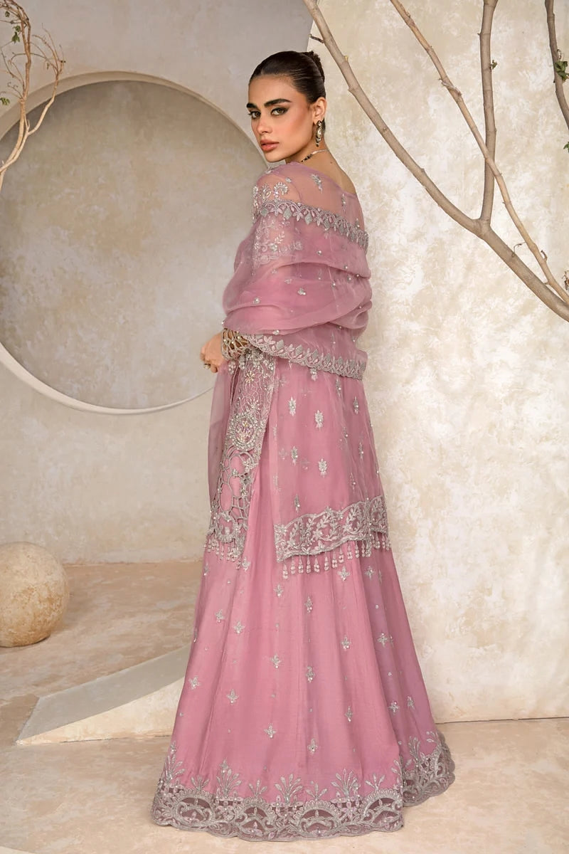 ORGANZA HEAVY EMBROIDERED UNSTITCHED 3PC SUIT
