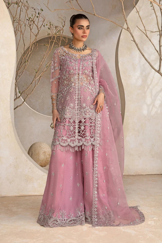 ORGANZA HEAVY EMBROIDERED UNSTITCHED 3PC SUIT