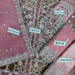 ORGANZA HEAVY EMBROIDERED UNSTITCHED 3PC SUIT