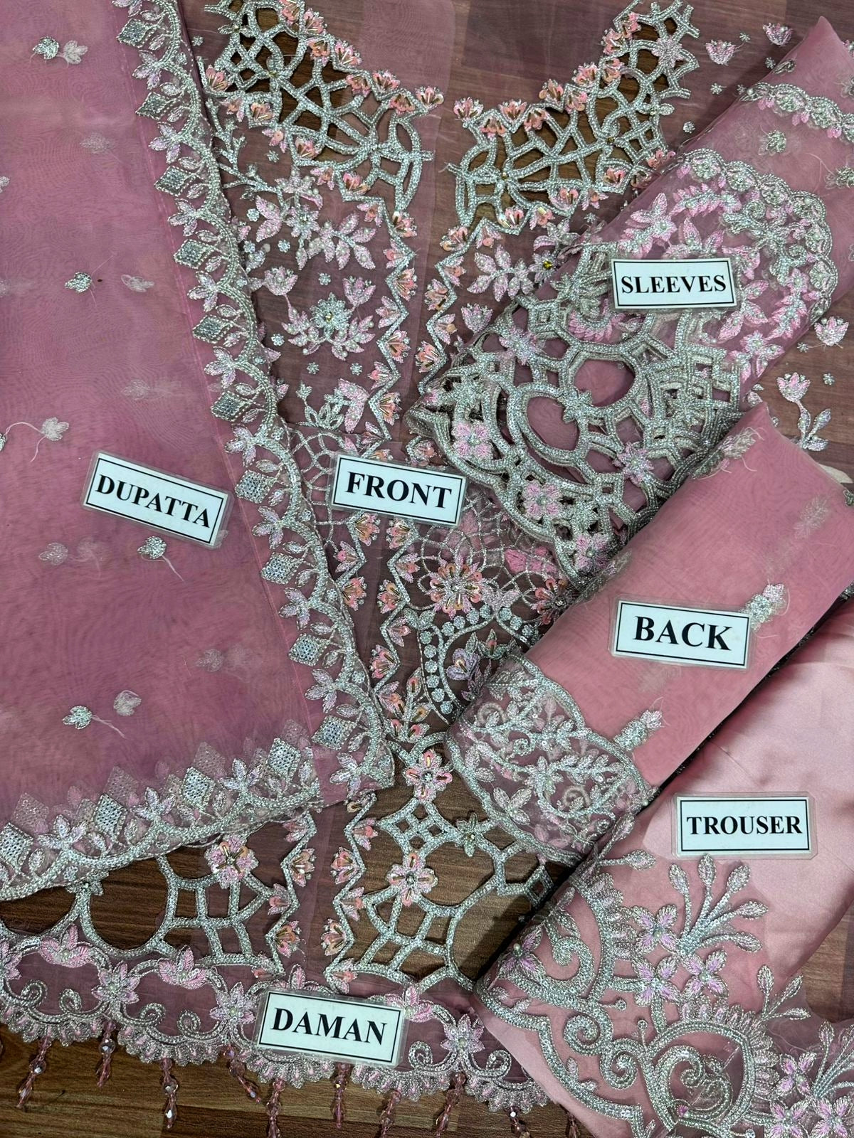 ORGANZA HEAVY EMBROIDERED UNSTITCHED 3PC SUIT