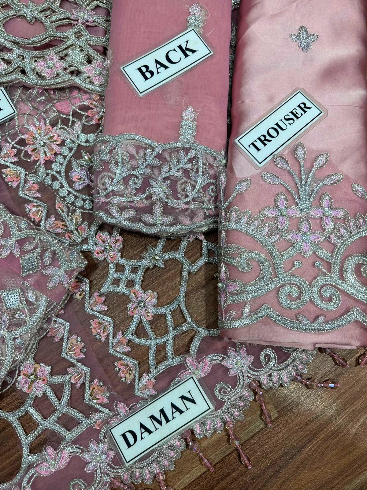 ORGANZA HEAVY EMBROIDERED UNSTITCHED 3PC SUIT