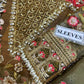ORGANZA HEAVY EMBROIDERED 3PC UNSTITCH