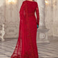 NET EMBROIDERED SAREE UNSTITCH