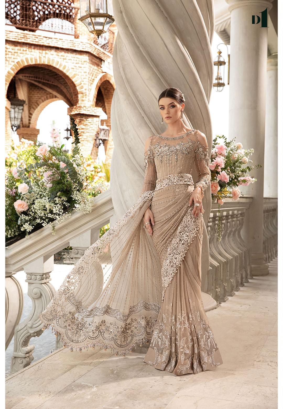 MARIA B HEAVY EMBROIDERED UNSTITCHED 3PC