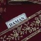 IZINIK EMBROIDERED 3PC UNSTITCH